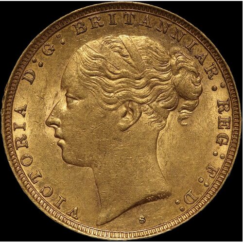 1882 Sydney Young Head Sovereign Extremely Fine