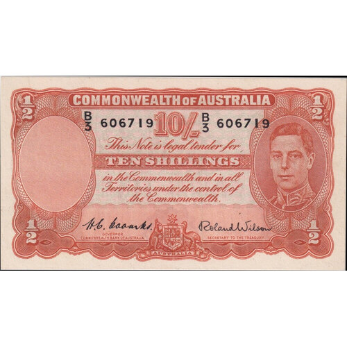 1952 Ten Shilling Coombs/Wilson R15 Very Fine