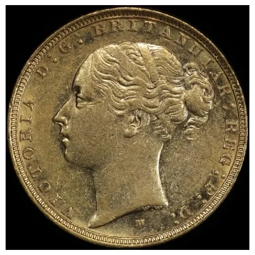 1882 Melbourne Young Head Sovereign Extremely Fine