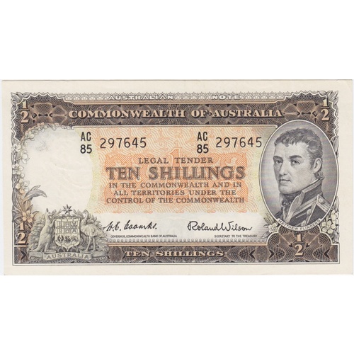 1954 Ten Shilling Coombs/Wilson R16 Extremely Fine