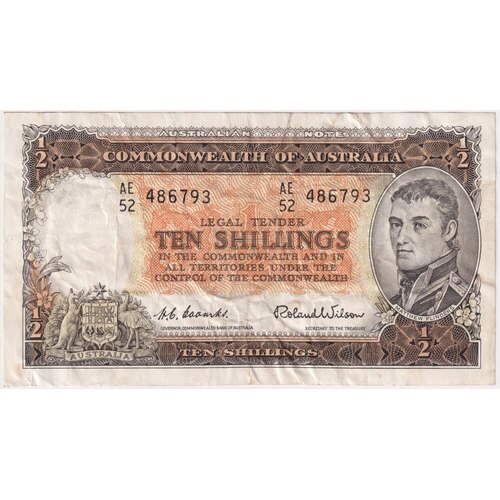 1954 Ten Shilling Coombs/Wilson R16 good VF