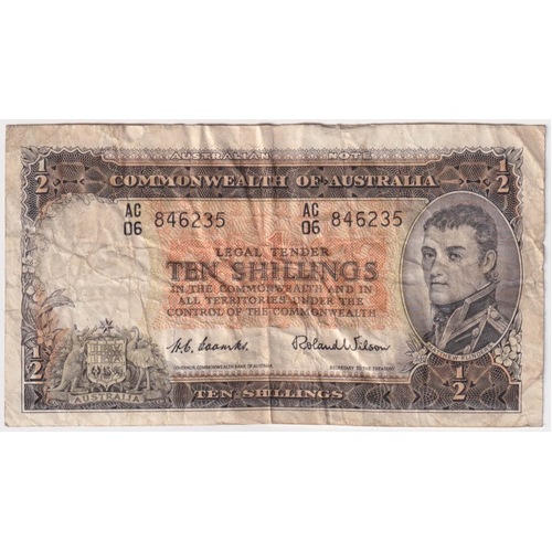 1954 Ten Shilling Coombs/Wilson R16 Very Good