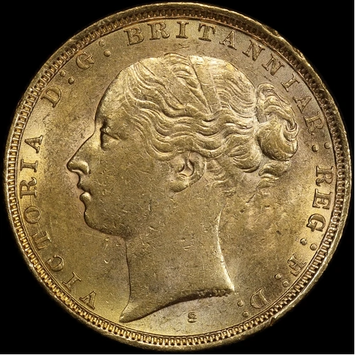 1886 Sydney Young Head Sovereign Extremely Fine