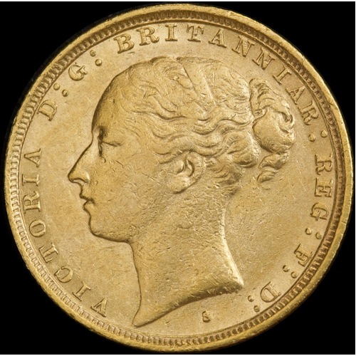 1887 Sydney Young Head Sovereign Extremely Fine