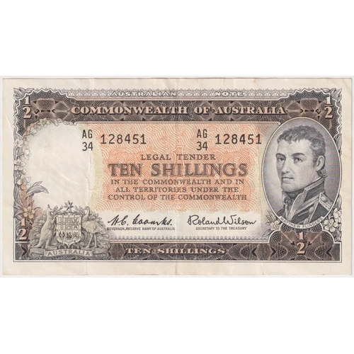 1961 Ten Shilling Coombs/Wilson R17 Extremely Fine