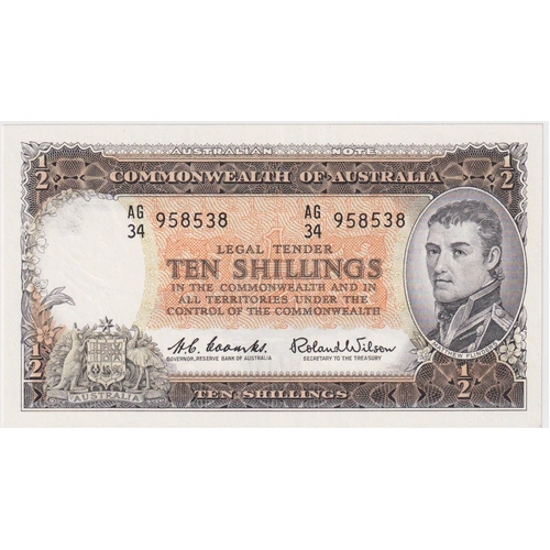 1961 Ten Shilling Coombs/Wilson R17 Uncirculated