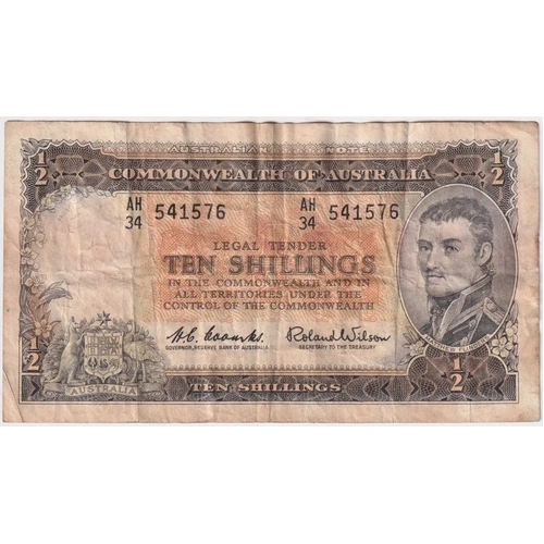 1961 Ten Shilling Coombs/Wilson R17 Very Good