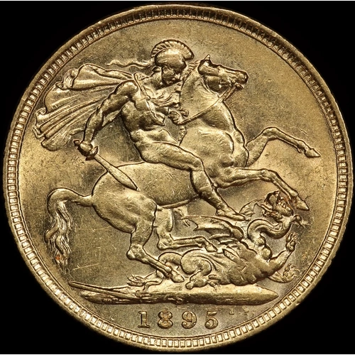 1895 Sydney Veiled Head Sovereign Extremely Fine