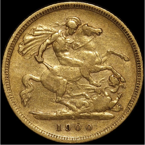 1900 Sydney Veiled Head Half Sovereign Very Fine