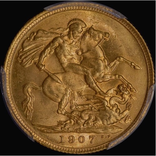 1907 Sydney Edward VII Sovereign PCGS MS64 | Sterling & Currency
