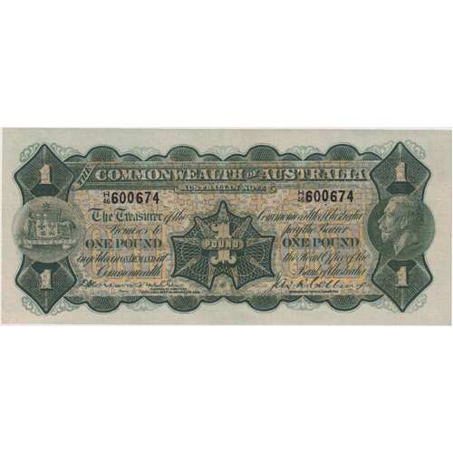 1923 One Pound Miller/Collins R23B Extremely Fine