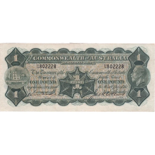 1926 One Pound Kell/Collins R24 Extremely Fine