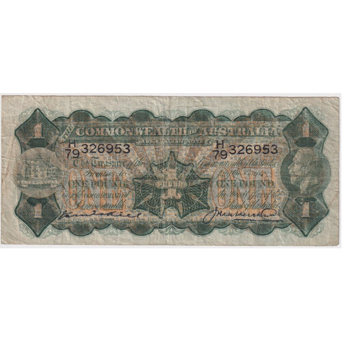 1927 One Pound Kell/Heathershaw R25 Fine