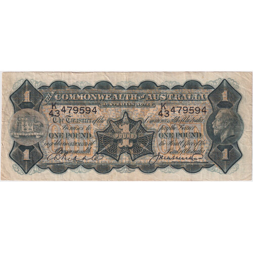 1927 One Pound Riddle/Heathershaw R26 Fine