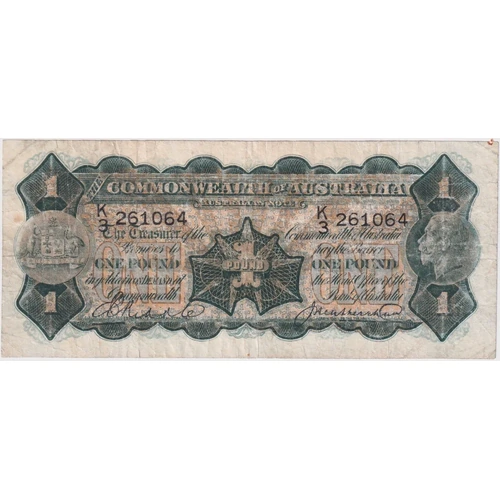 1927 One Pound Riddle/Heathershaw R26 Very Good