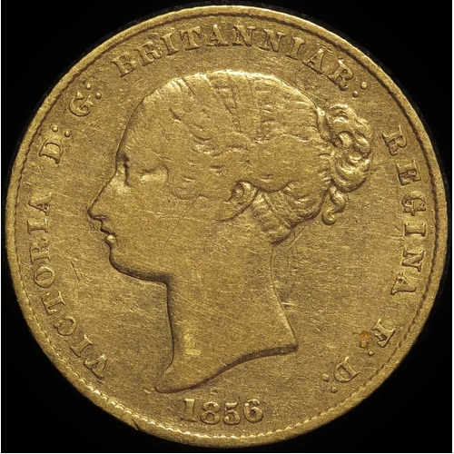 1856 Sydney Mint Type I Half Sovereign Fine