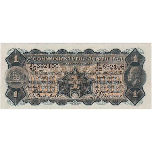 1932 One Pound Riddle/Sheehan R27b Extremely Fine