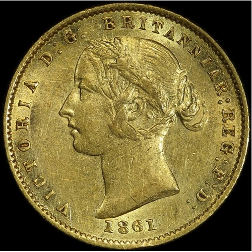 1861 Sydney Mint Type II Half Sovereign Extremely Fine