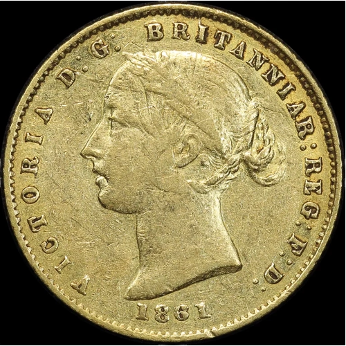 1861 Sydney Mint Type II Half Sovereign good Fine