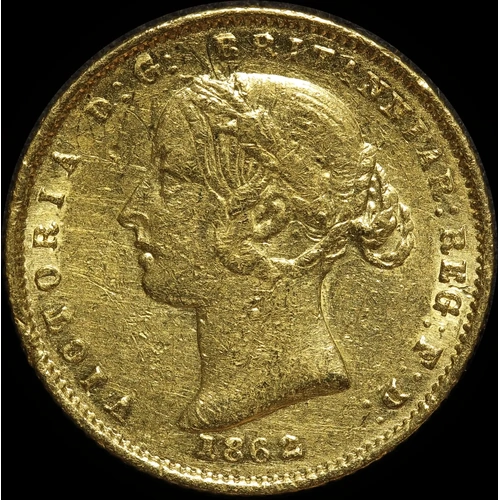 1862 Sydney Mint Type II Half Sovereign about VF