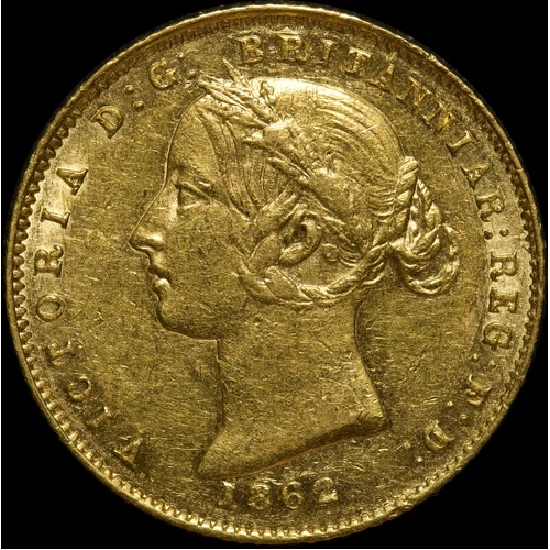 1862 Sydney Mint Type II Half Sovereign Extremely Fine
