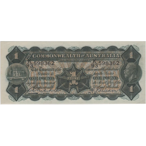 1932 One Pound Riddle/Sheehan R27B Choice Unc PCGS 63PPQ