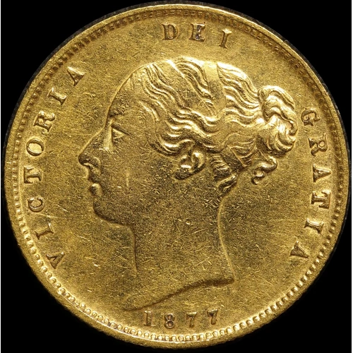 1877 Melbourne Young Head Half Sovereign Very Fine