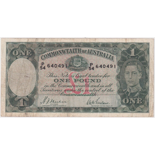1938 One Pound Sheehan/McFarlane R29 Fine