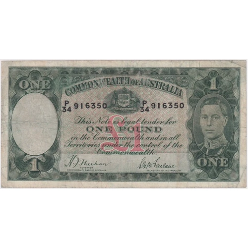 1938 One Pound Sheehan/McFarlane R29 Fine