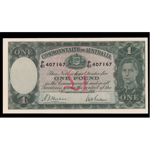 1938 One Pound Sheehan/McFarlane R29 good EF