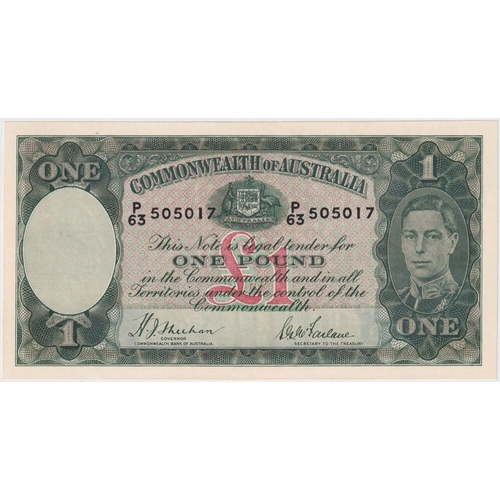 1938 One Pound Sheehan/McFarlane R29 PCGS Gem Unc 66 PPQ