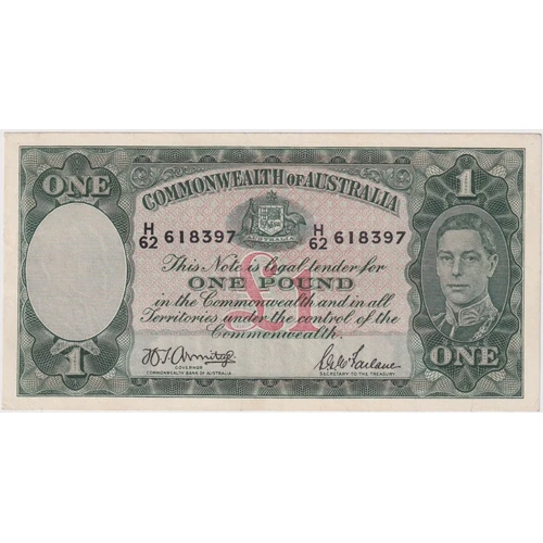 1942 One Pound Armitage/McFarlane R30A Extremely Fine