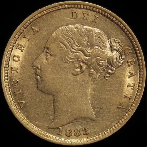 1883 Sydney Young Head Half Sovereign Extremely Fine