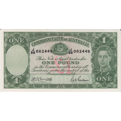 1942 One Pound Armitage/McFarlane R30A Uncirculated