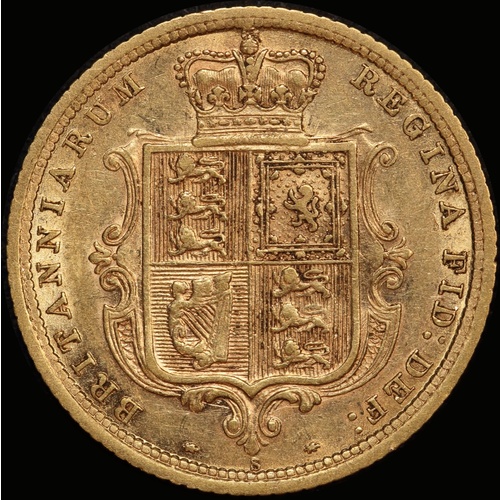 1886 Sydney Young Head Half Sovereign good VF