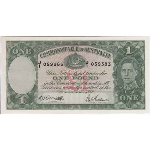 1942 One Pound Armitage/McFarlane R30B good EF