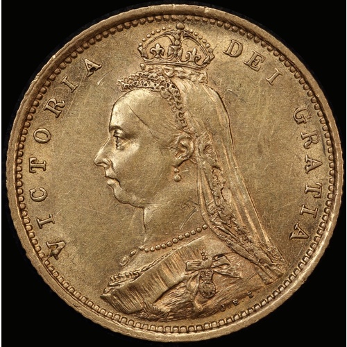 1887 Sydney Jubilee Head Half Sovereign good VF