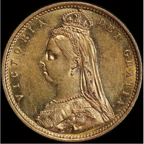 1887 Melbourne Jubilee Head Half Sovereign good EF