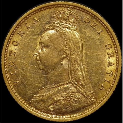 1891 Sydney Jubilee Head Half Sovereign Without JEB about EF