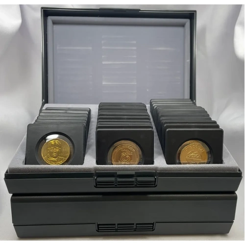 Australia 1984 ~ 2004 Set of 68 One Dollar Coins Uncirculated