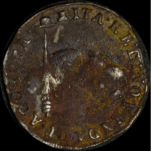 Netherlands (Zeeland) 1711 Silver 6 Stuivers KM#50 about VF ex Zuytdorp Shipwreck