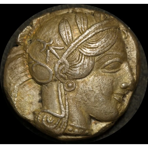 Ancient Greece (Attica, Athens) 449 ~ 413BC Silver Tetradrachm Kroll#8 good VF
