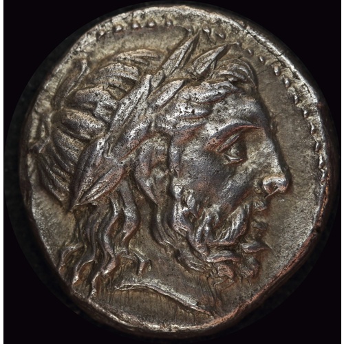 Kingdom of Macedon Philip II Silver Tetradrachm 359 ~ 336BC Zeus / Rider S# 6683 EF