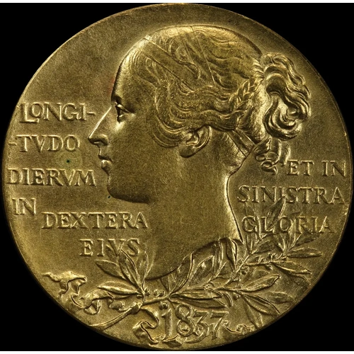 Great Britain 1897 Queen Victoria Gold Diamond Jubilee Medallion 26mm
