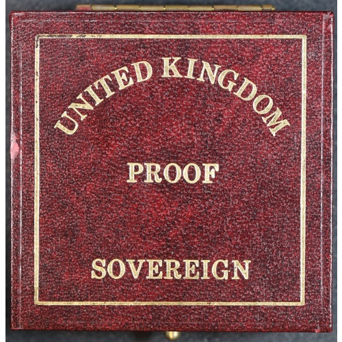 Elizabeth II 1989 Gold Proof Sovereign 500th Anniversary
