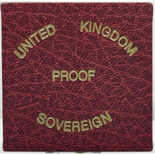 Elizabeth II 1989 Gold Proof Sovereign 500th Anniversary