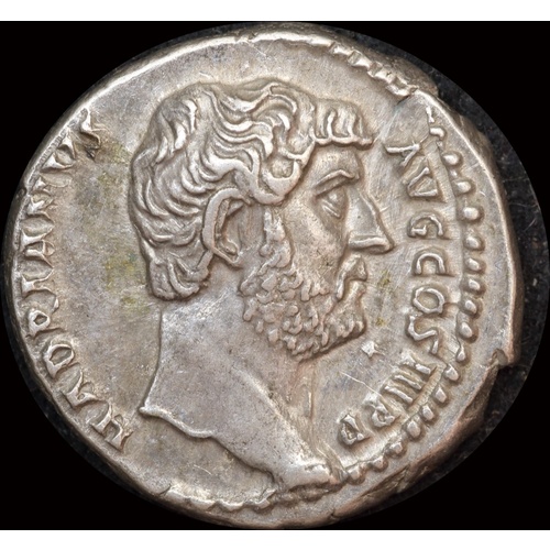 Ancient Rome (Imperial) 134 AD Hadrian Denarius Victory RIC 282 EF