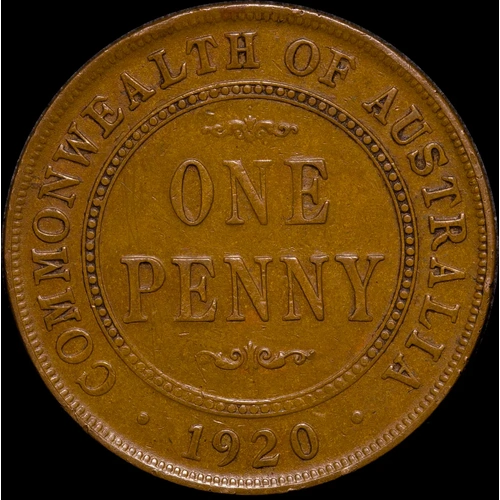 1920 Penny Double Dot Very Fine