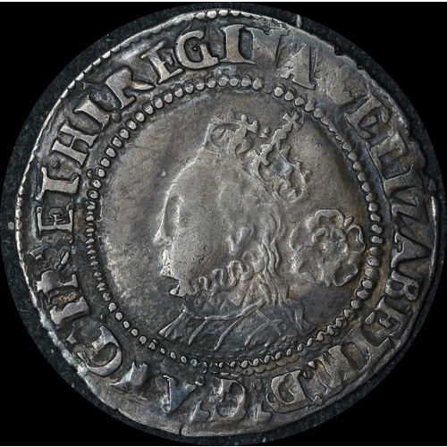 1567 Silver Sixpence Elizabeth I S#2561 Very Fine