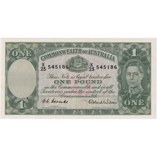 1952 One Pound Coombs/Wilson R32 about EF